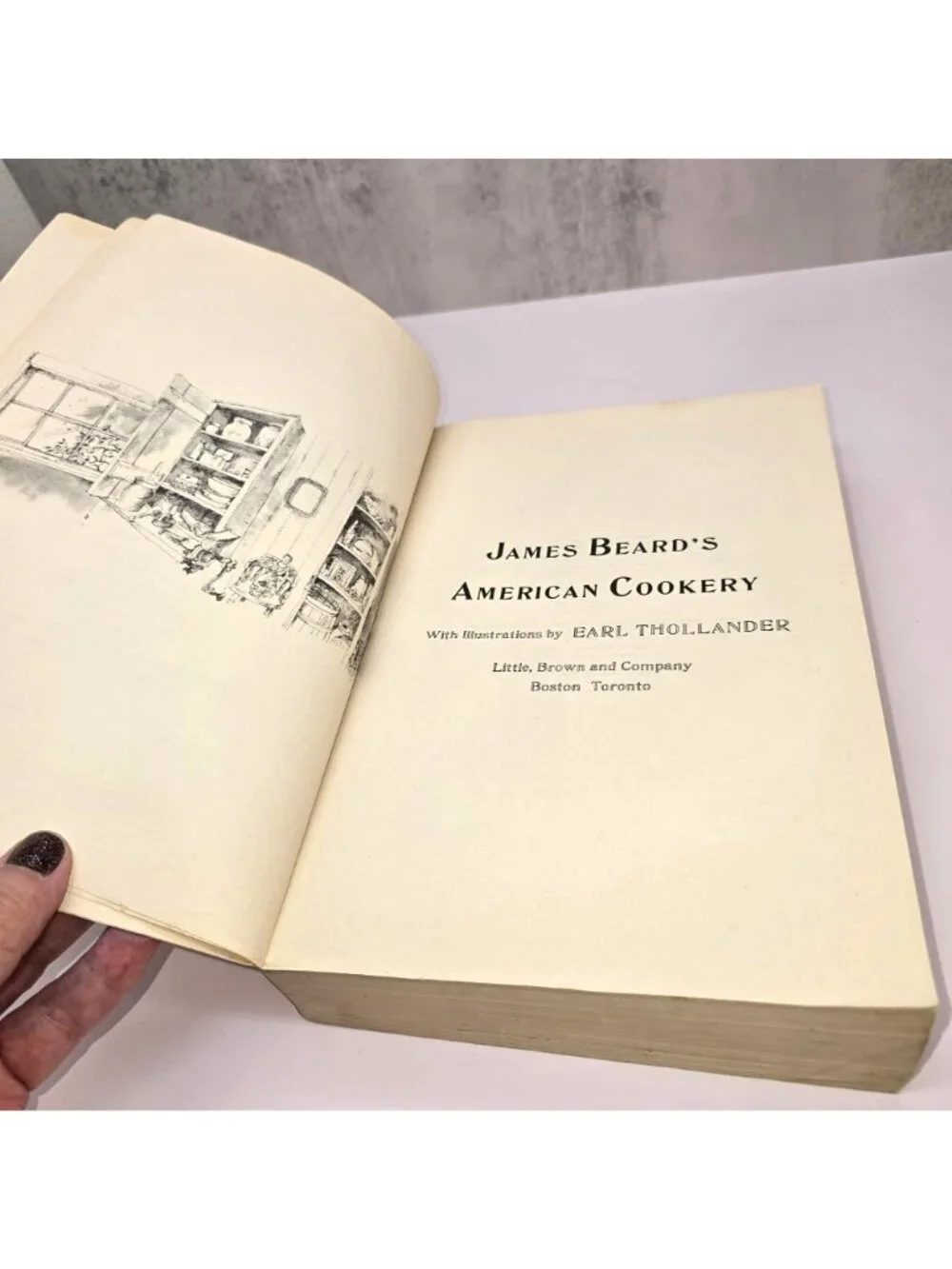 James Beards American Cookery Vintage Book Cookbook 1972 Little Brown CM2303